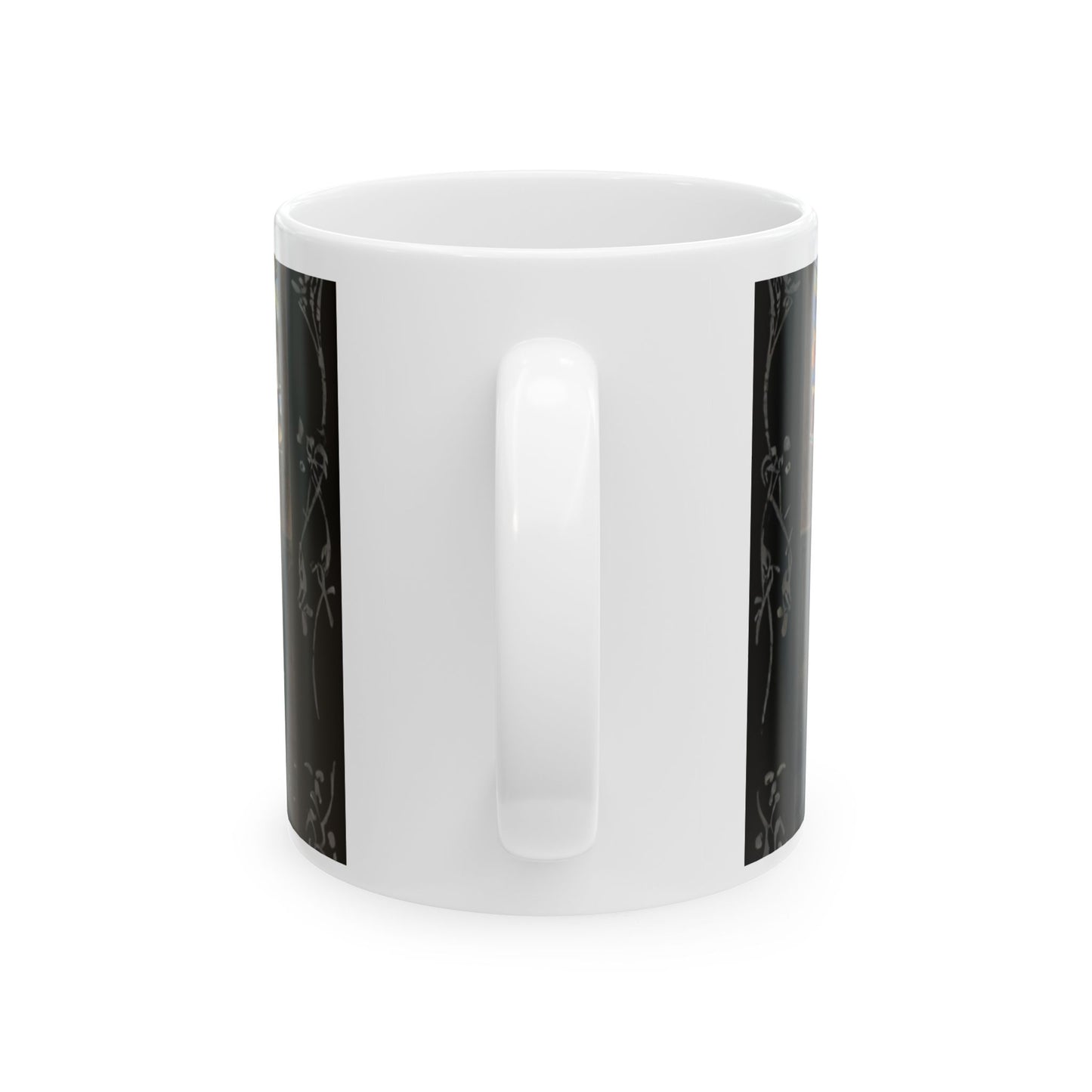King on His Throne Ceramic Mug — Regal Medieval Monarch Design (11oz, 15oz)