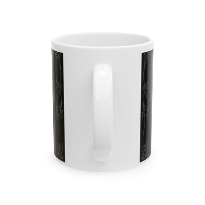 King on His Throne Ceramic Mug — Regal Medieval Monarch Design (11oz, 15oz)